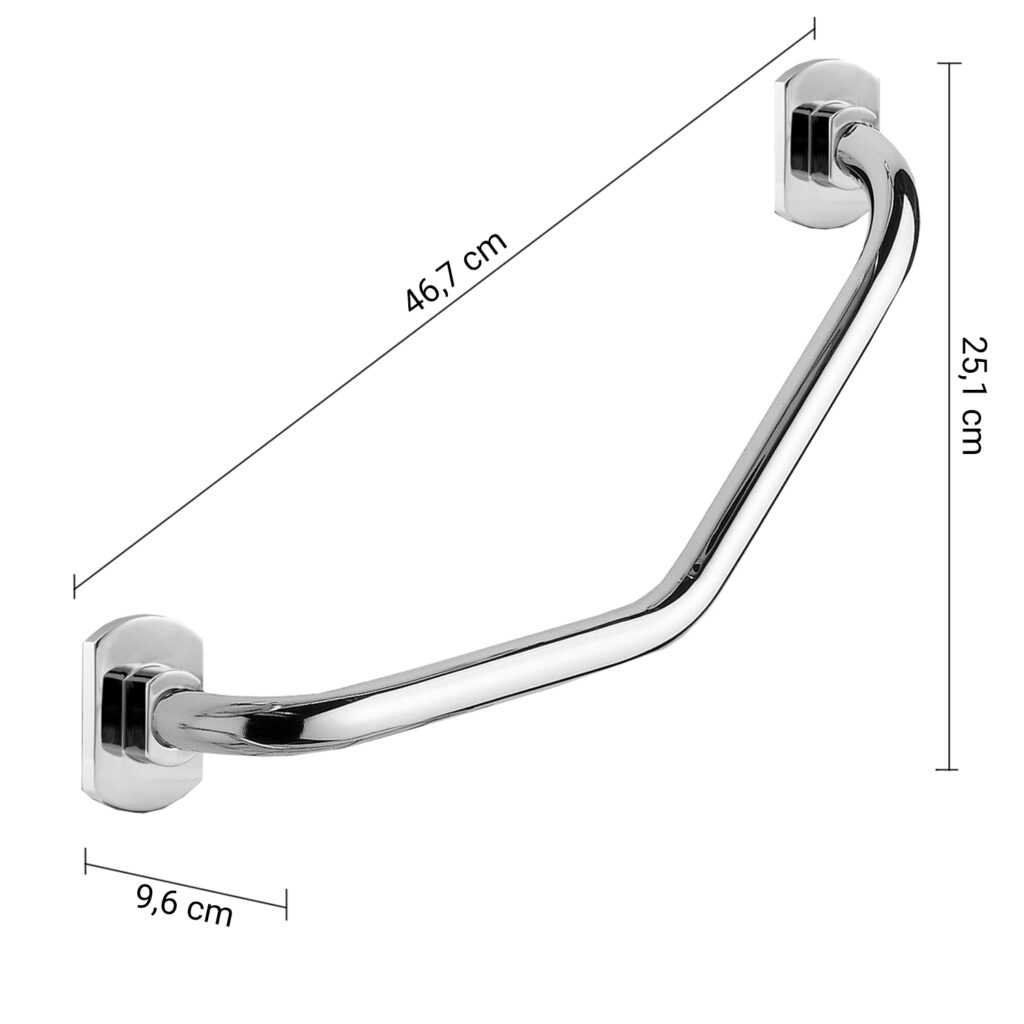 Edera Grab Bar Chromed Gedy