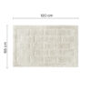 Tile tappeto bagno 120x65 bianco - immagine 3