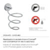 Eros hairdryer support chromed - Image 4