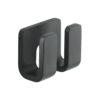 Outline percha doble negro mate
