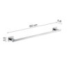 Atena porte serviette 60 cm chrome – Image 2