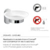 Febo soap holder chromed - Image 4
