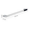 Lounge towel holder 60 cm chromed - Image 2