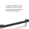 Lounge towel holder 45 cm matt black - Image 3