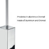Lounge toilet brush holder chromed - Image 3