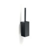 Lounge escobillero de pared negro mate