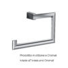 Kent anneau porte serviette chrome – Image 3