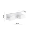 Darios crochet double blanc – Image 2