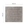 Tappeto bagno antiscivolo 50x50 cm in cotone beige - Land di Gedy