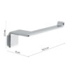 Il giglio porte rouleau chrome – Image 2