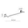 Cervino porte serviette 45 cm chrome – Image 2