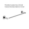 Edera Plus porte serviette 35 cm chrome – Image 3