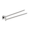 Edera Plus porte serviette reglable chrome