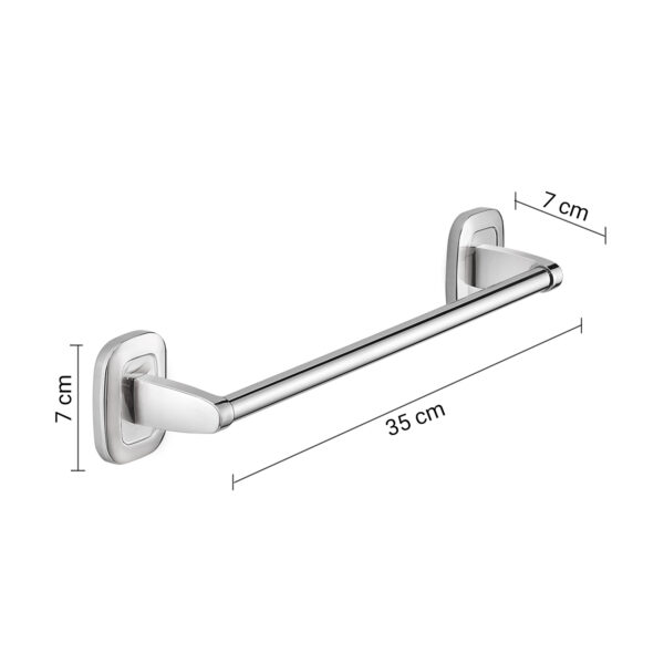Everest porte serviette 35 cm chrome – Image 2