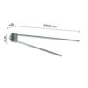 Felce jointed towel holder chromed - Image 2