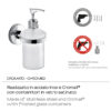 Felce soap dispenser chromed - Image 4