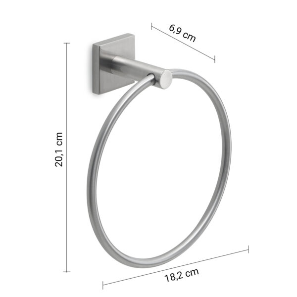 Fuji portasalviette ad anello spazzolato - immagine 2