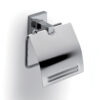 Olimpo porte rouleau avec couvercle chrome