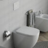 Olimpo porte rouleau avec couvercle chrome – Image 3