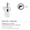 Pirenei distributeur de savon chrome – Image 6