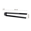 Stelvio porte serviette reglable noir mat – Image 2