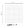 Maim non slip mat for shower 50x50 cm white - Image 2
