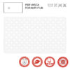 Maim tapis de baignoire antideparant 60x38 cm blanc – Image 4