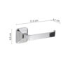 Ventus porte rouleau chrome – Image 2