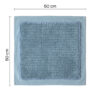 Land tappeto bagno 50x50 azzurro - immagine 2