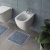 Land tappeto bagno 50x50 azzurro - immagine 3