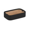 Ninfea  soap holder matt black