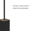 Ninfea escobillero negro mate - Imagen 4