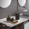 Ninfea soap dispenser matt black - Image 3