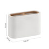 Ninfea toothbrush holder matt white - Image 2
