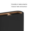 Ninfea toothbrush holder matt black - Image 4