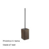 Dafne toilet brush holder walnut - Image 6