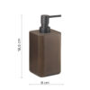 Dafne soap dispenser walnut - Image 5