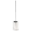 Twist toilet brush holder white