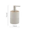 Afrodite soap dispenser grey - Image 5