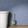 Biagio toilet brush holder freestanding and wall mounted brushed - Image 3
