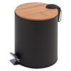 Kenta poubelle 5 lt naturel/noir mat