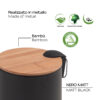 Kenta poubelle 5 lt naturel/noir mat – Image 4