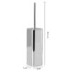 Outline porte-brosse wc chrome – Image 2