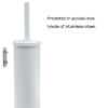 Flip escobillero de pared blanco - Imagen 3
