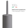 Peter porte-brosse wc gris – Image 3