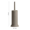 Peter porte-brosse wc  gris touterelle – Image 2