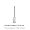 Petunia porte-brosse wc blanc – Image 5