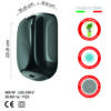 Alize' asciugamani elettrico a fotocellula eco-jet nero matt - immagine 2