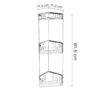 Augustus corner shower basket chromed - Image 2
