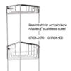 Augustus corner shower basket chromed - Image 4